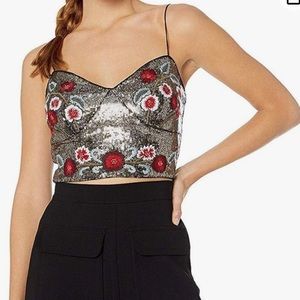 NWOT GUESS Women's Sleeveless Topeka Embroidered Cami